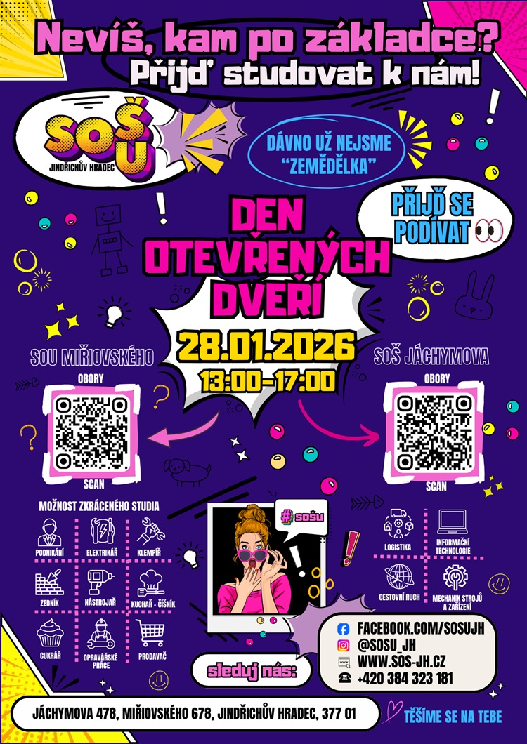 Den otevřených dveří dne 28. ledna 2026
